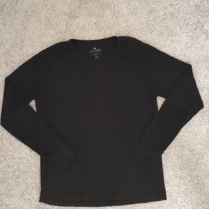 Black thermal undershirt/sweater